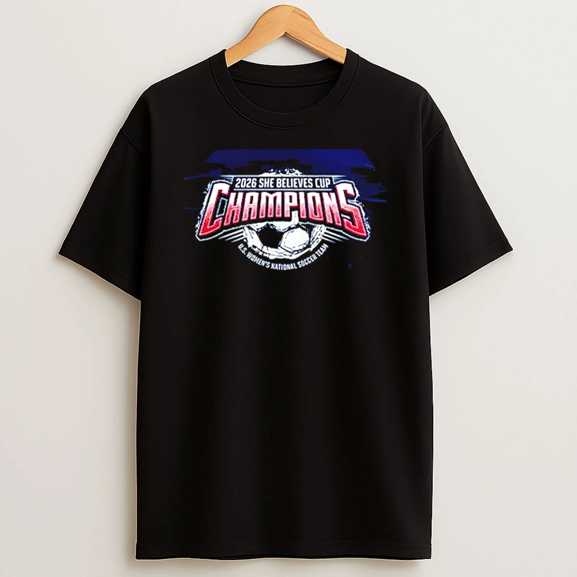 Us Womens National Soccer Team 2026 She Believes Cup Champions T Shirt