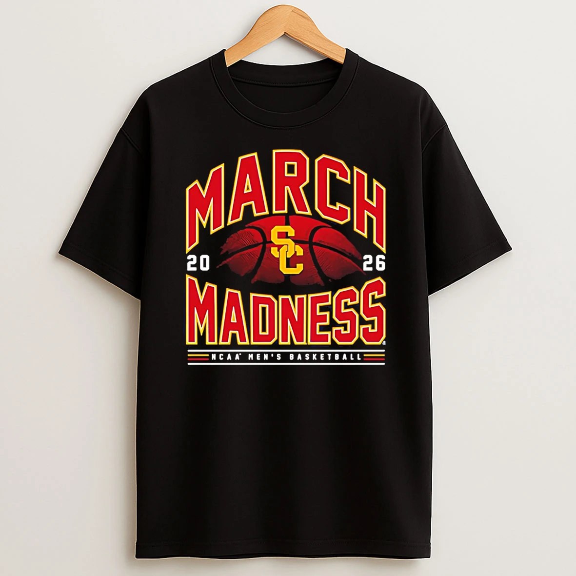 Usc Mens Basketball Ncaa March Madness 2026 Logo T Shirt