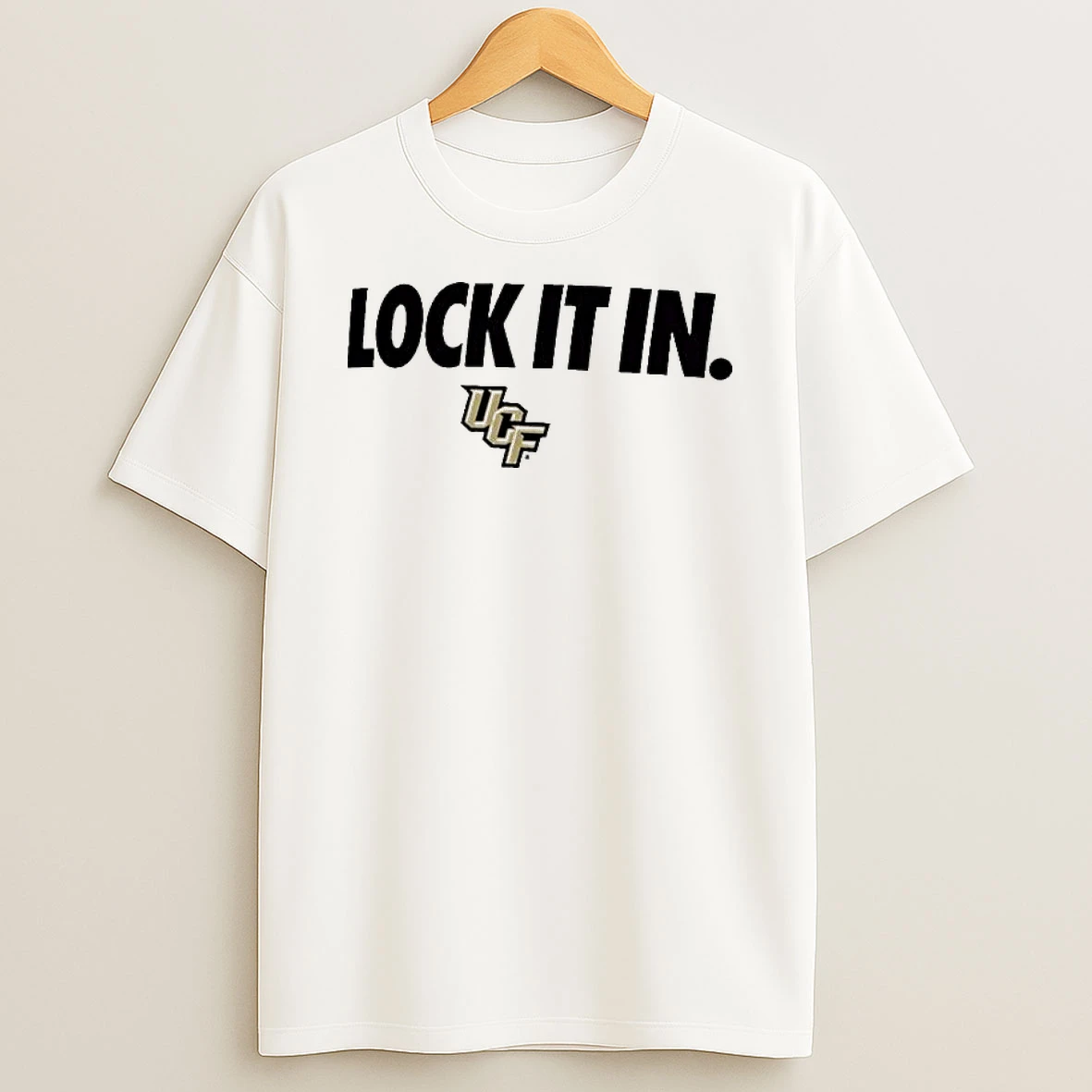 Ucf Knights Lock It In 2026 On Court Bench T Shirt