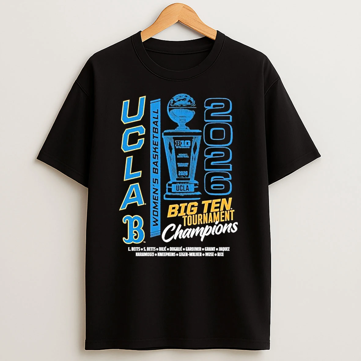 Ucla Bruins 2026 Big Ten Tournament Champions T Shirt
