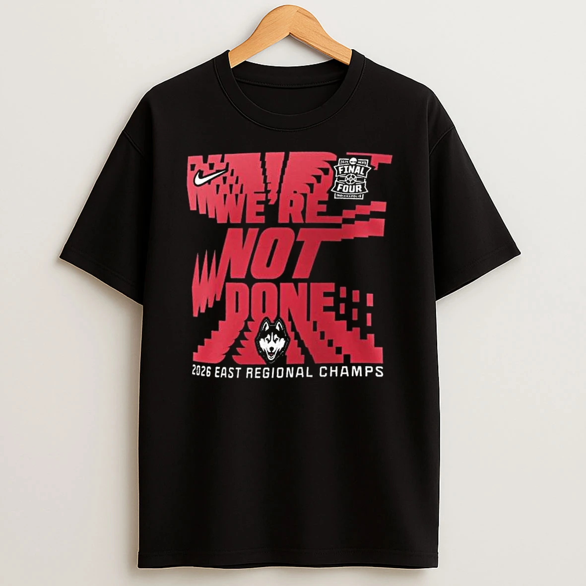 Uconn Huskies 2026 Ncaa Mens Basketball Tournament March Madness Final Four Locker Room T Shirt