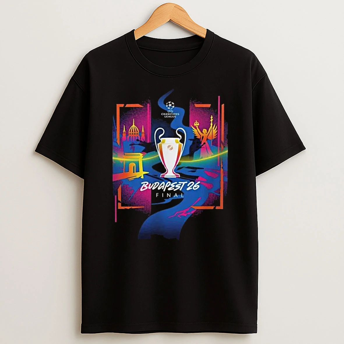 Uefa Champions League Budapest 26 Final Hero T Shirt