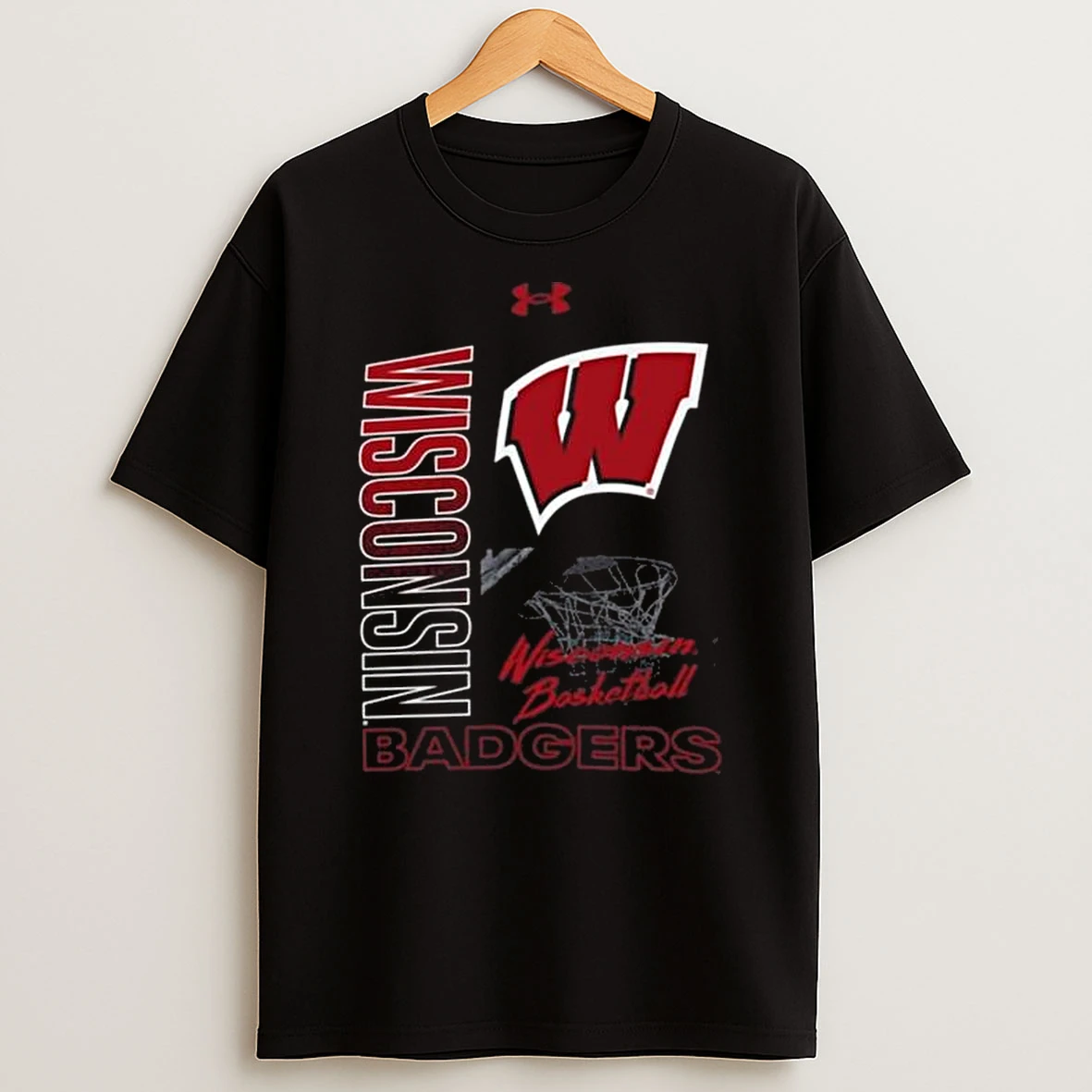 Under Armour Black Wisconsin Badgers Unity Shooting T Shirt