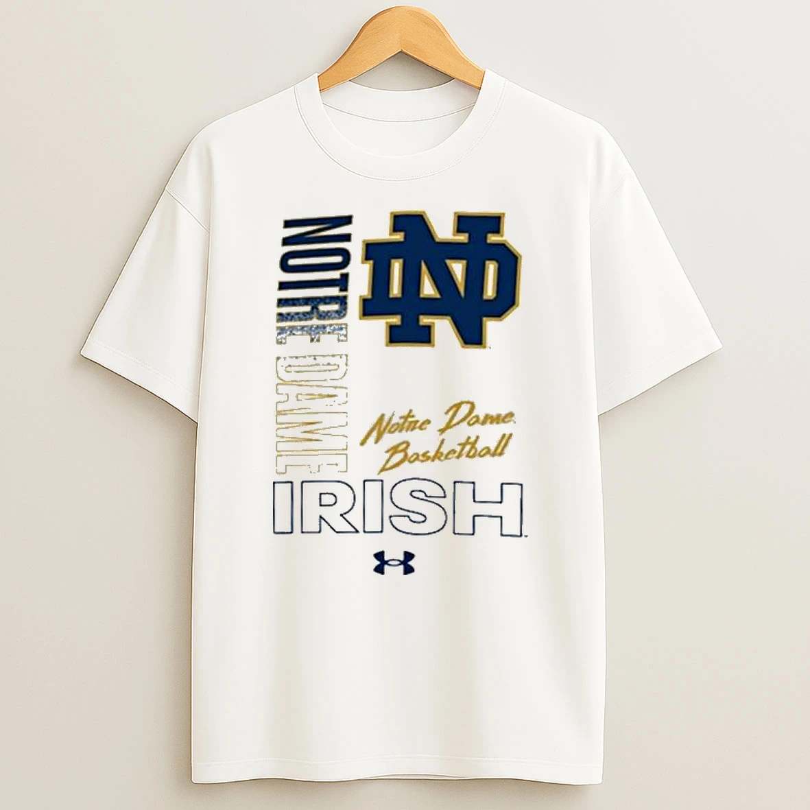 Under Armour White Notre Dame Fighting Irish Unity Shooting T Shirt