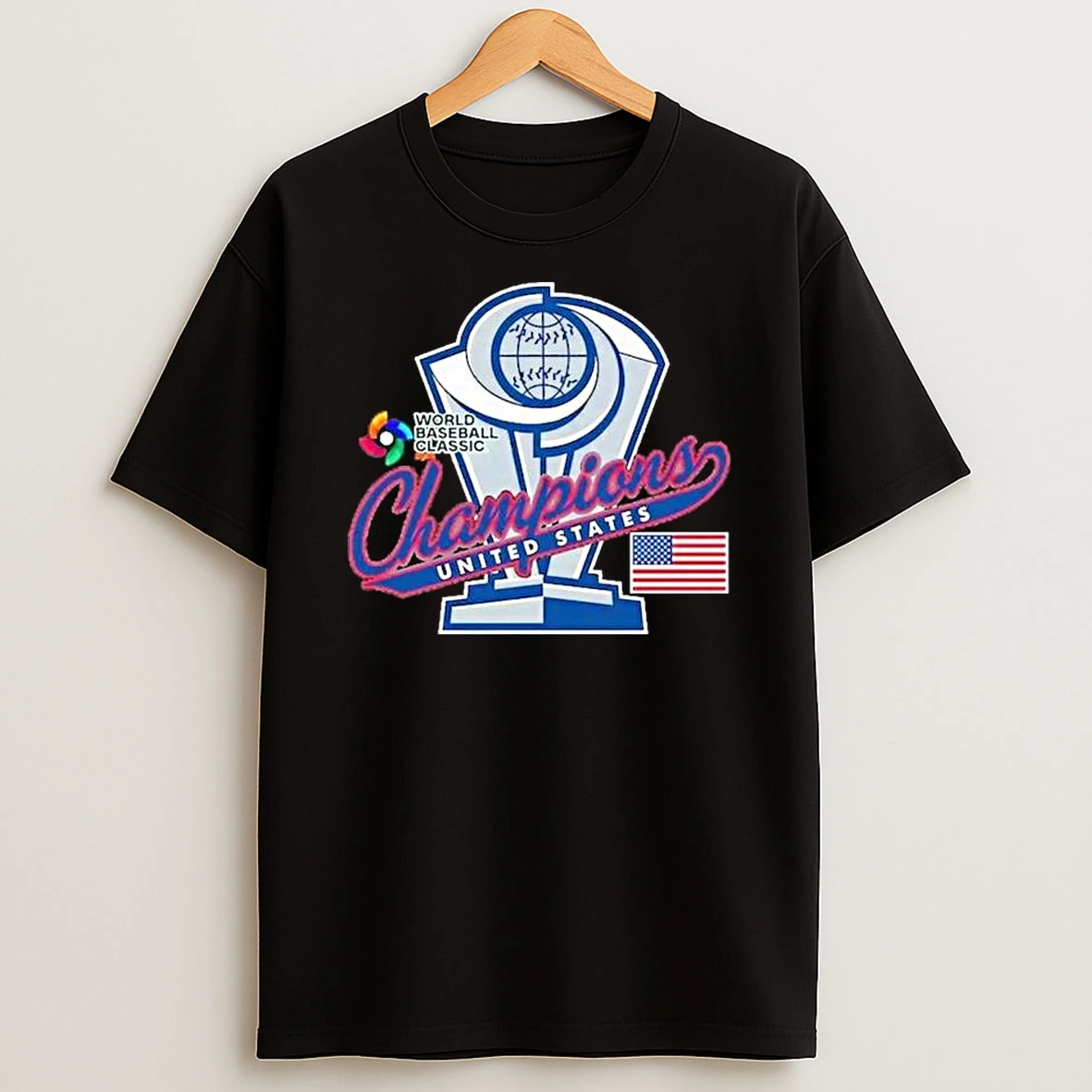 Usa 2026 World Baseball Classic Champions Trophy T Shirt