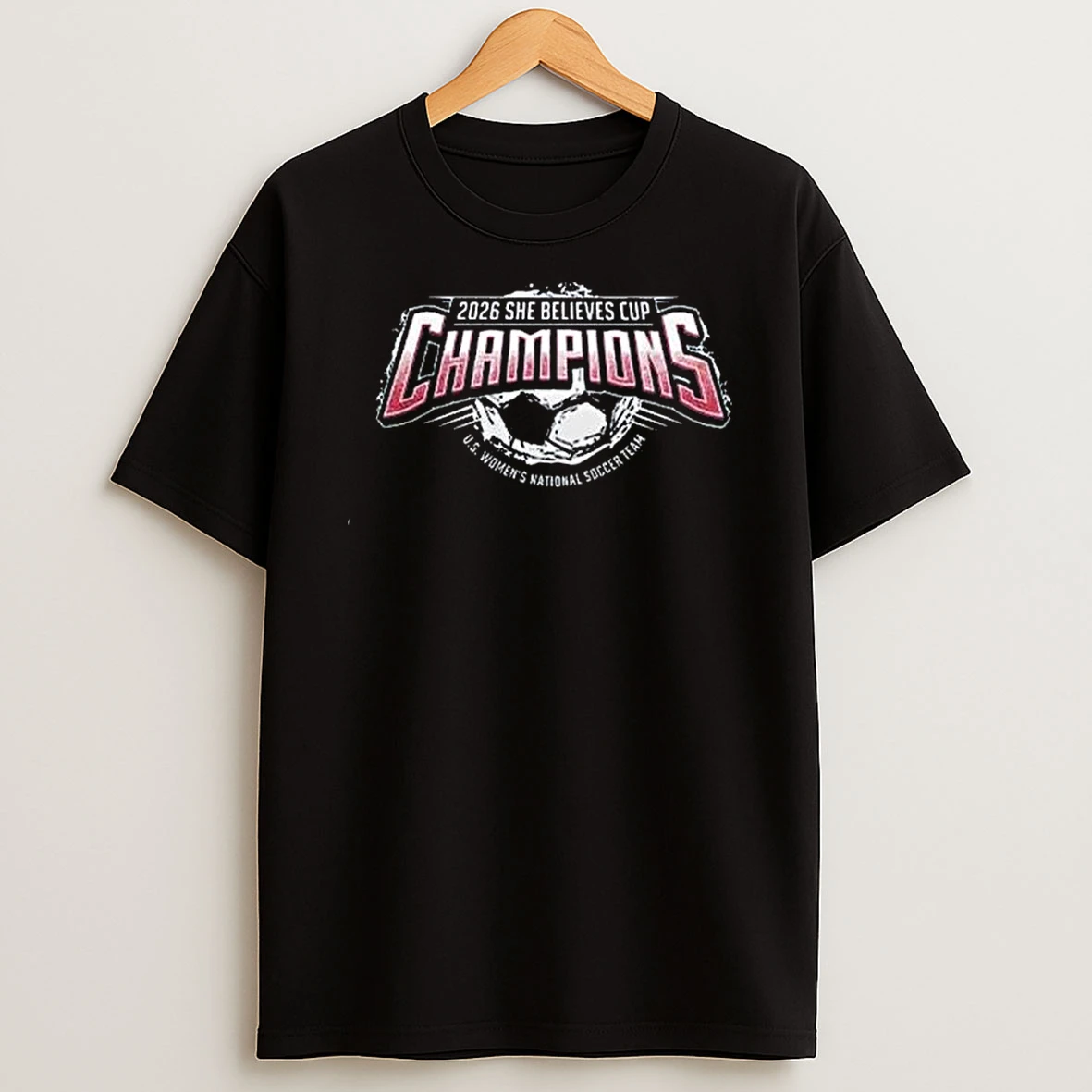 Usa National Soccer Team 2026 She Believes Cup Champions T Shirt