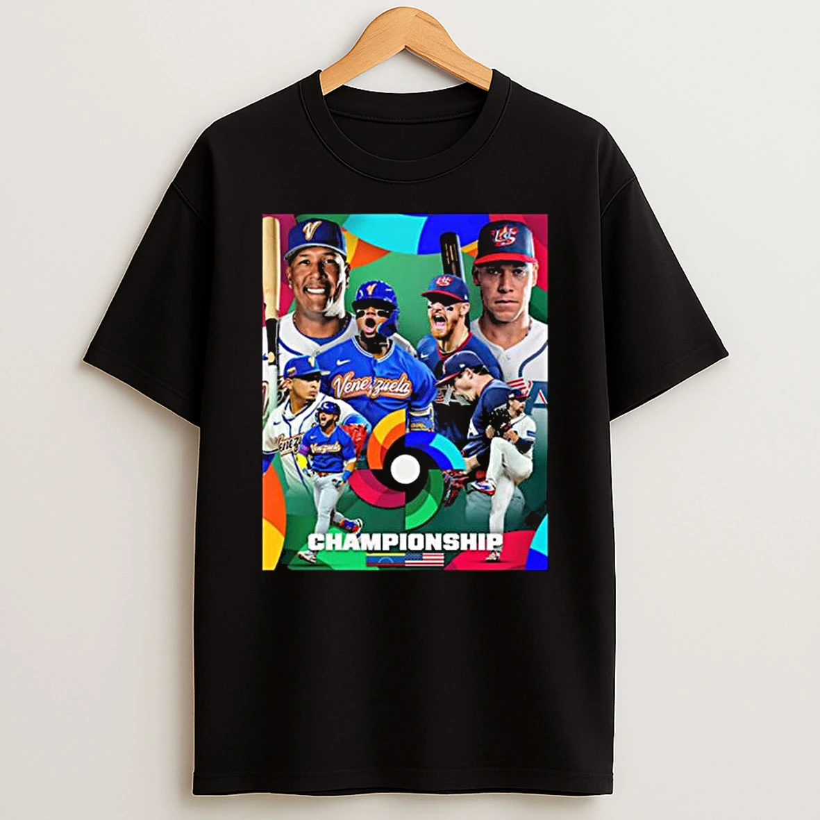 Usa Vs Venezuela World Baseball Classic Final Championship 2026 T Shirt