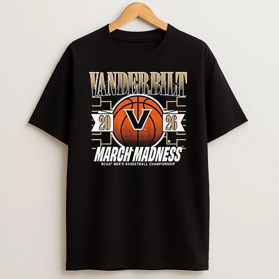 Vanderbilt Commodores March Madness Ncaa Mens Basketball Championship 2026 T Shirt