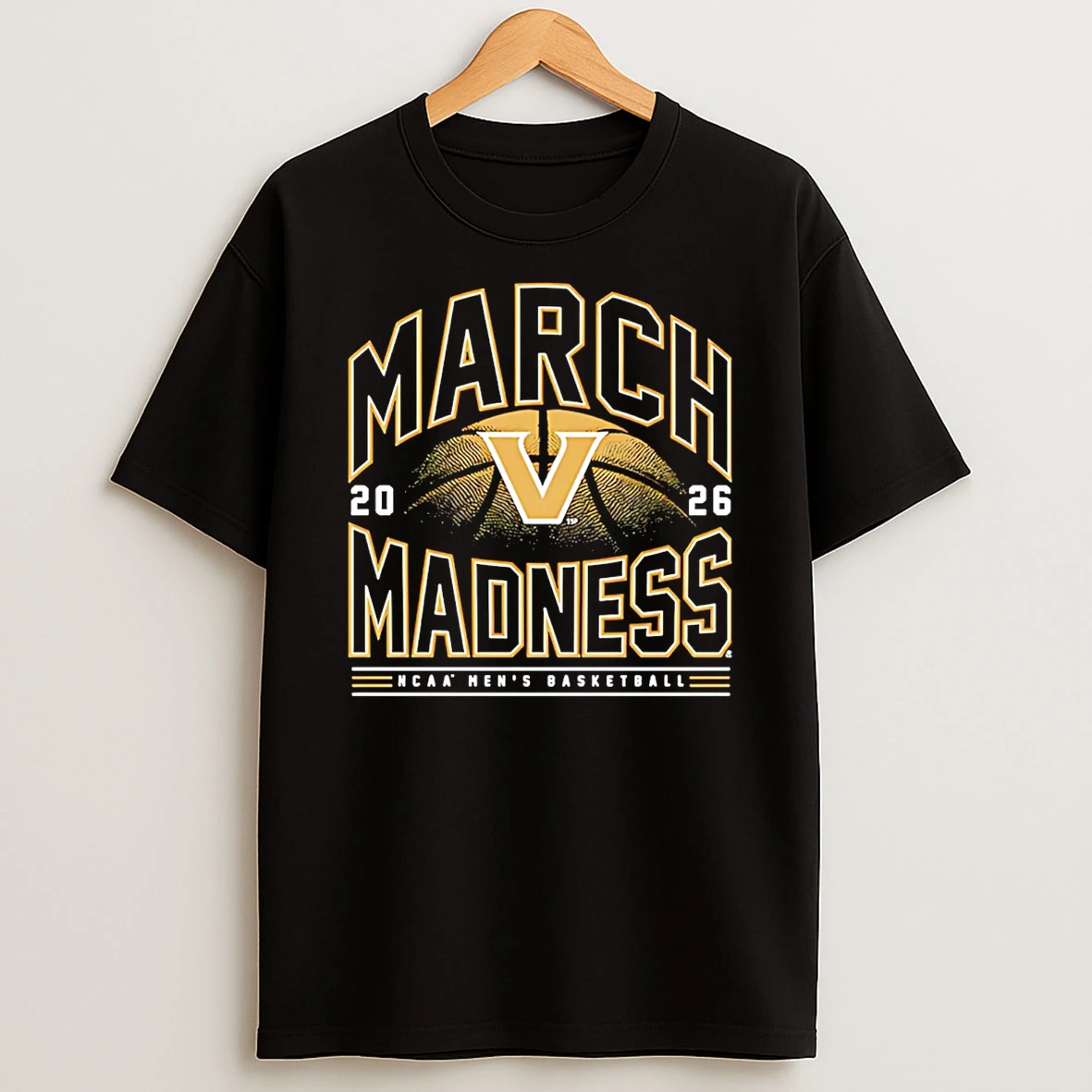 Vanderbilt Mens Basketball Ncaa March Madness 2026 Logo T Shirt