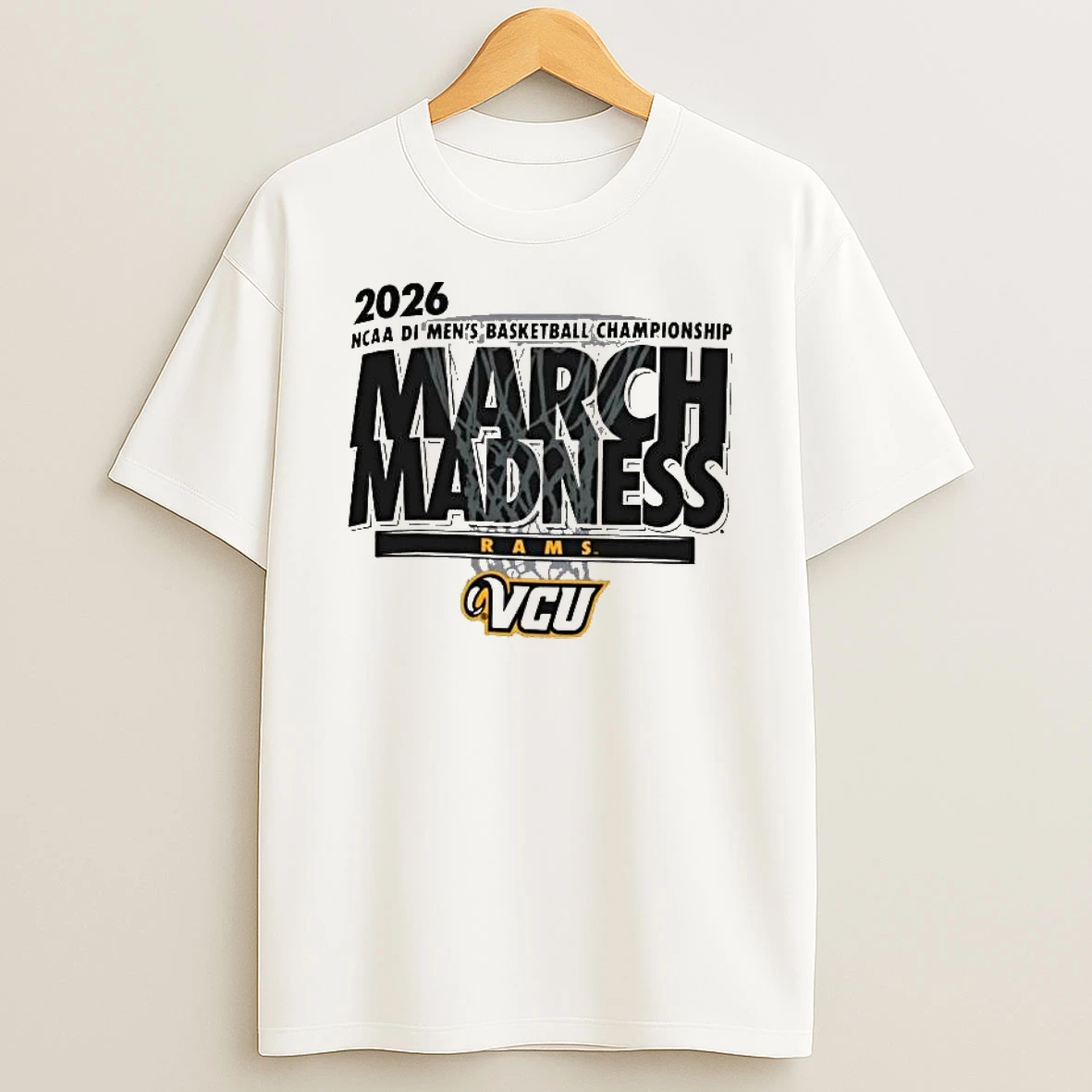 Vcu Rams 2026 Ncaa Di Mens Basketball Championship March Madness T Shirt