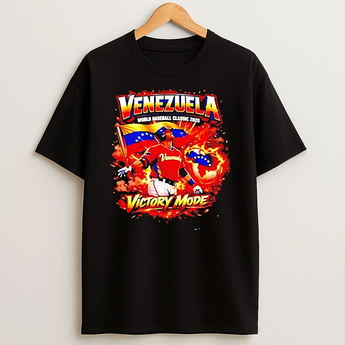 Venezuela 2026 World Baseball Classic Victory Mode T Shirt