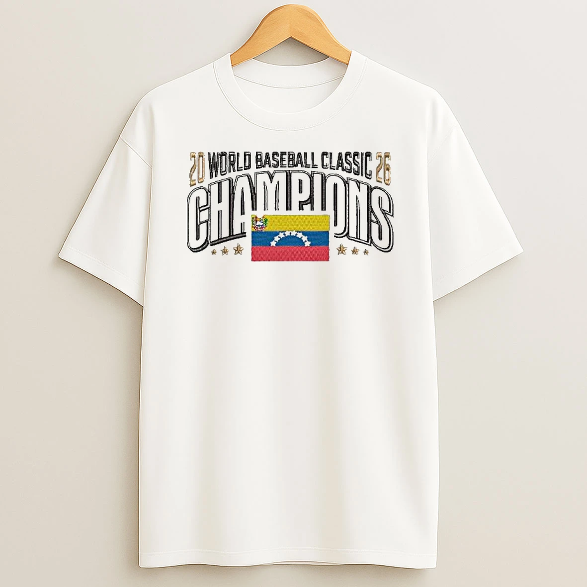 Venezuela Baseball Era 2026 World Baseball Classic Champions T Shirt