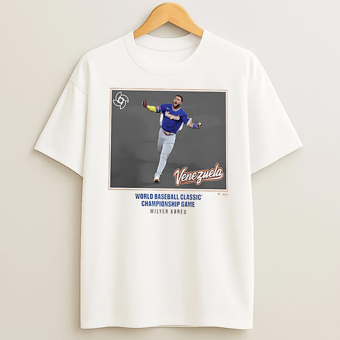 Venezuela Baseball Wilyer Abreu 2026 World Baseball Classic Home Run T Shirt