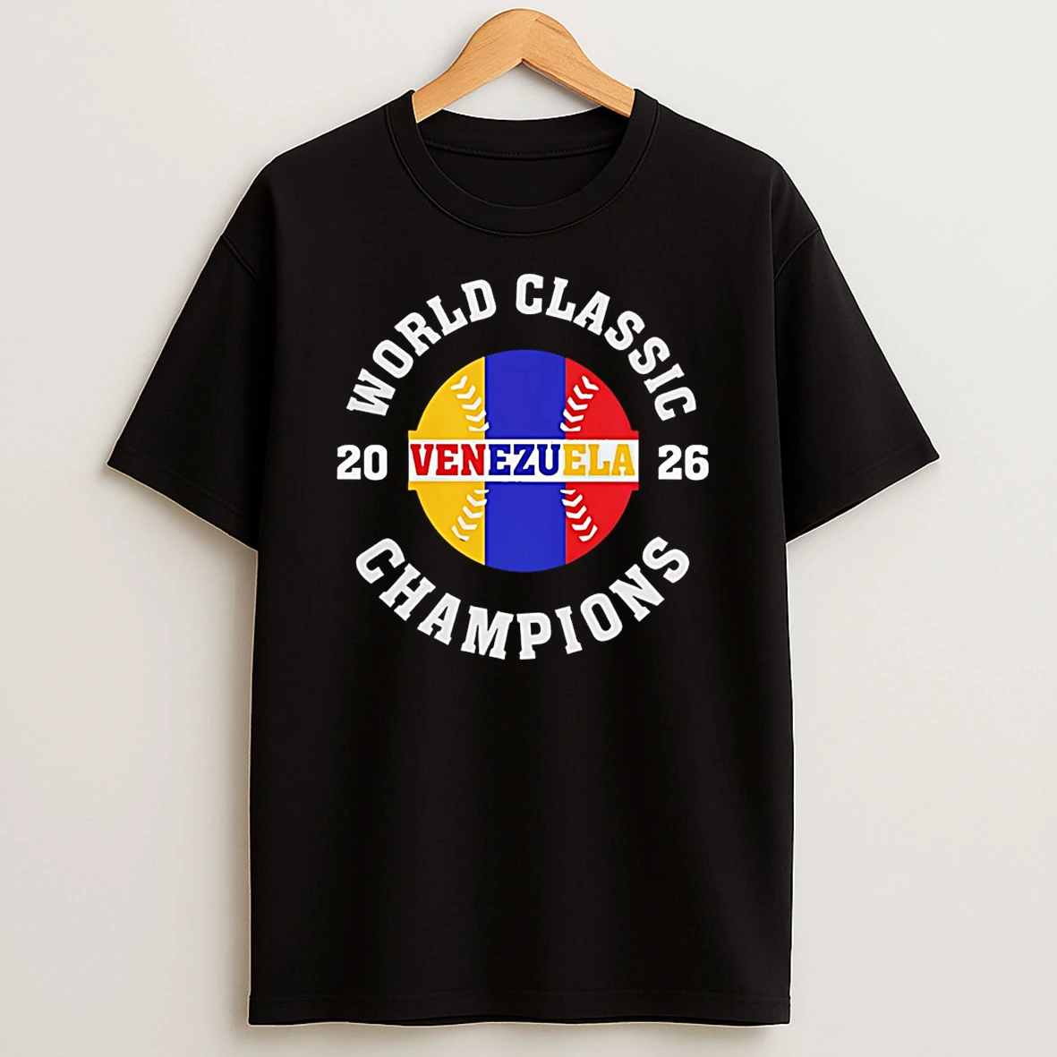 Venezuela Team 2026 World Baseball Classic Champions T Shirt