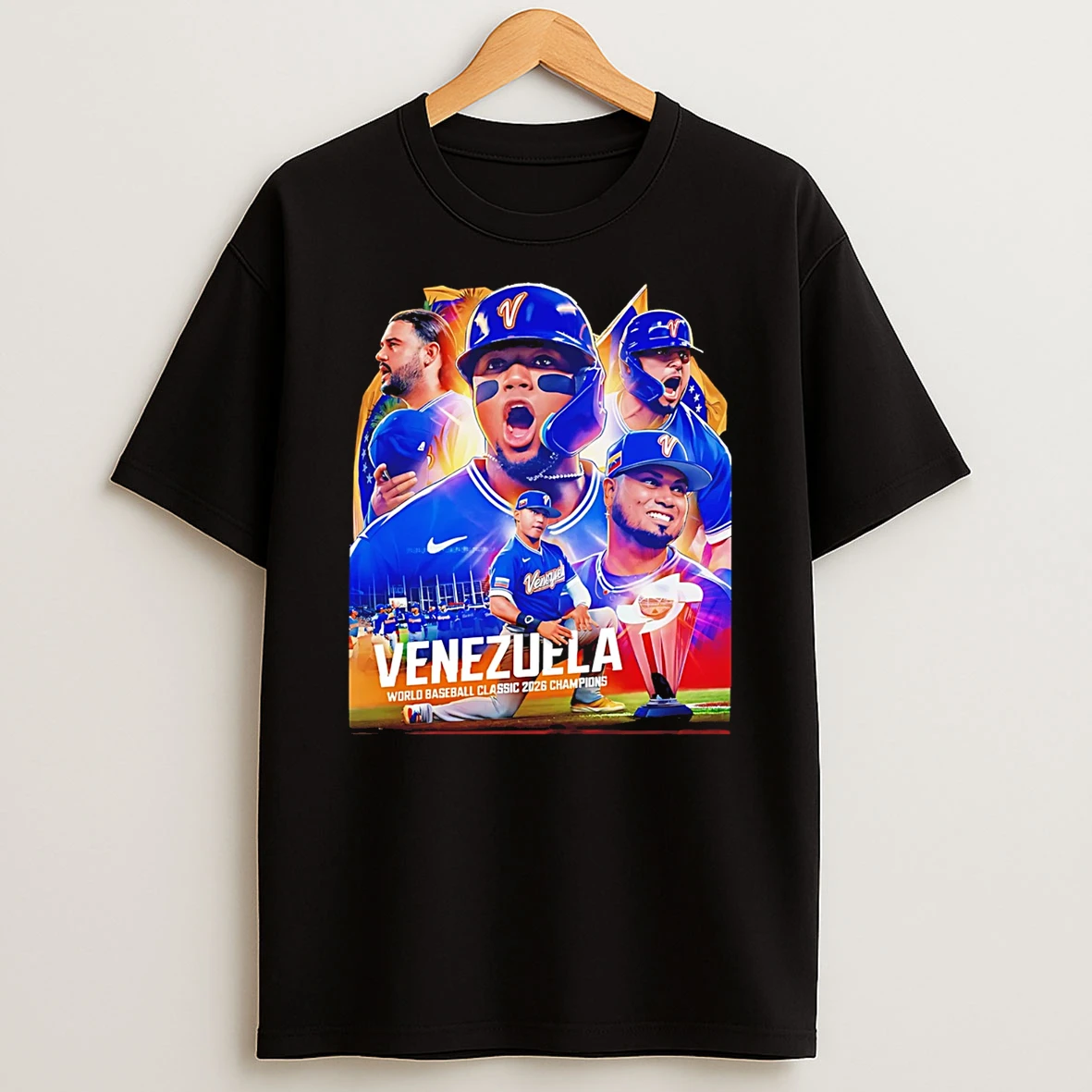 Venezuela Team 2026 World Baseball Classic Champions Graphic T Shirt
