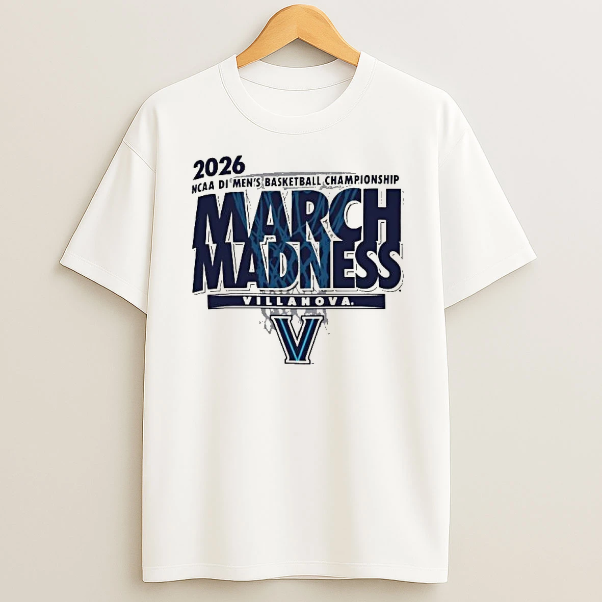 Villanova Wildcats 2026 Ncaa Di Mens Basketball Championship March Madness T Shirt