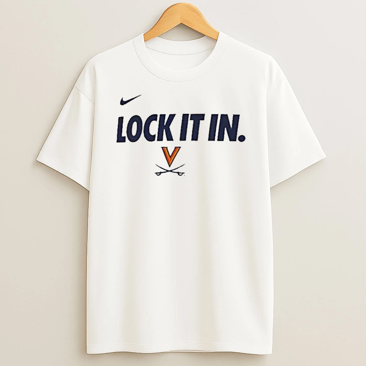 Virginia Cavaliers Lock It In 2026 On Court Bench Legend Dri Fit T Shirt