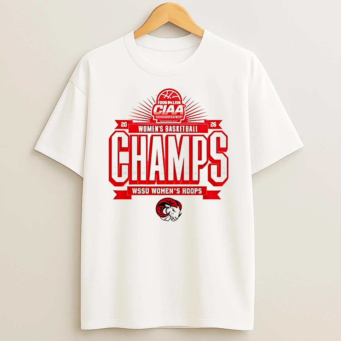 Wssu Womens Hoops 2026 Basketball Champions Logo T Shirt