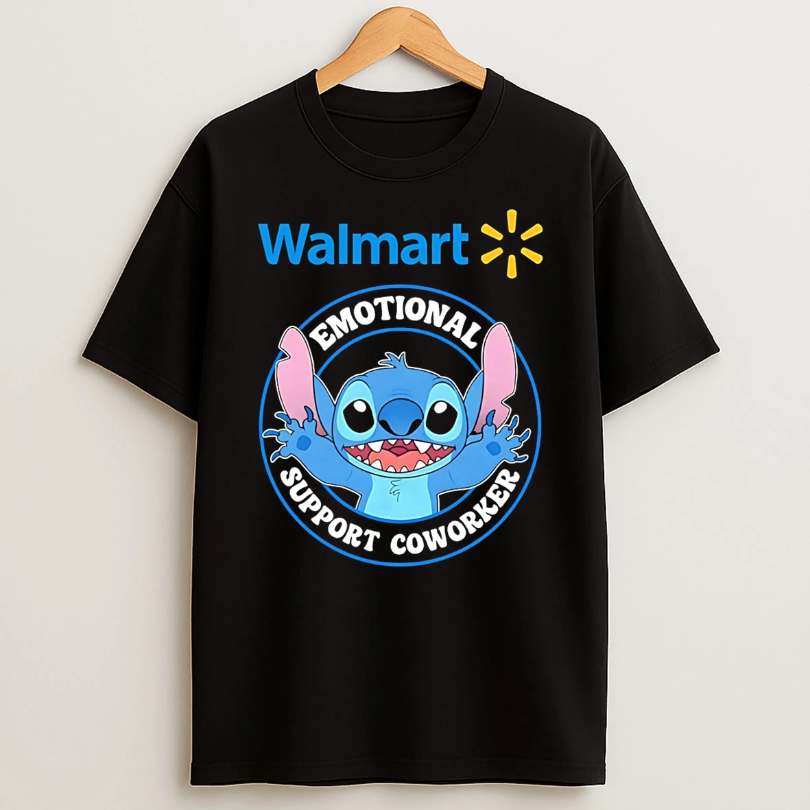Walmart Emotional Support Coworker Bluey T Shirt