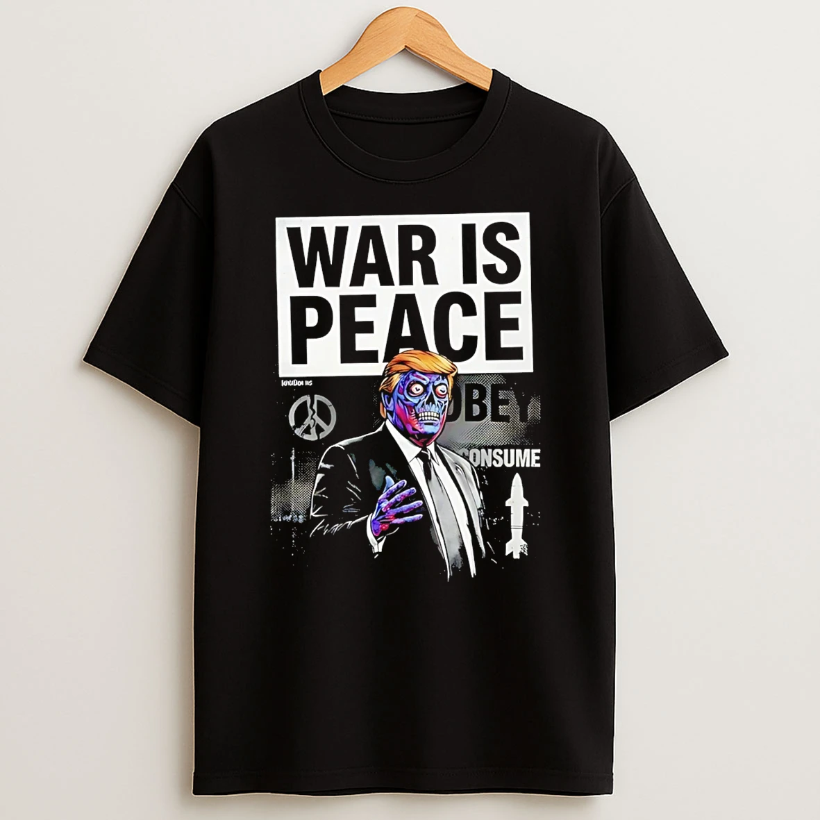 War Is Peace Trump Goat T Shirt