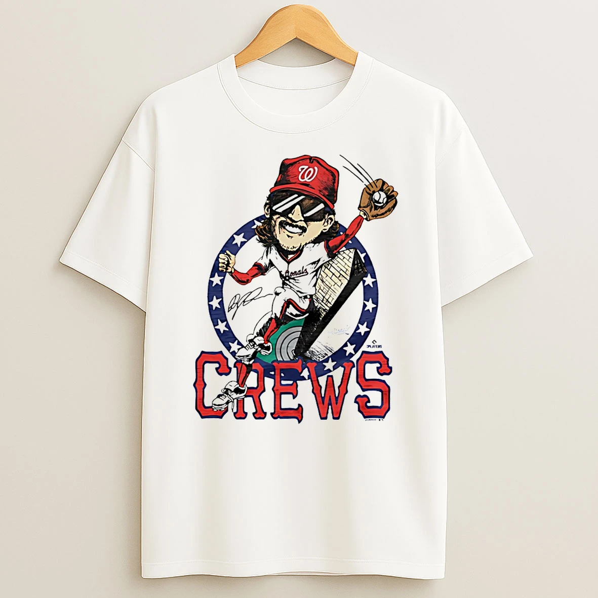 Washington Nationals Dylan Crews Signature Caricature T Shirt