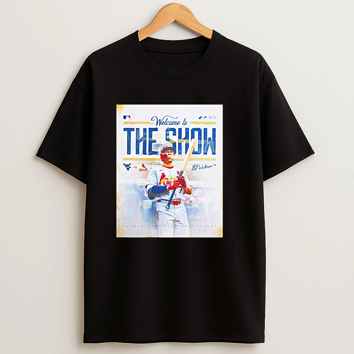 Welcome To The Show Jj Wetherholt St Louis Cardinals Signature T Shirt