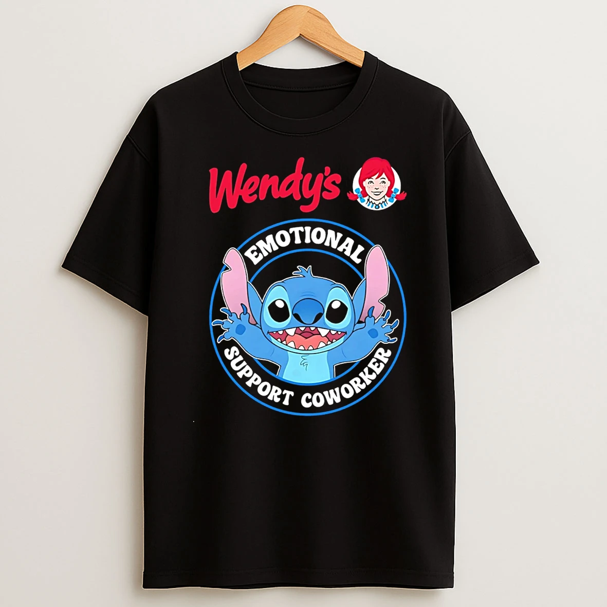 Wendys Emotional Support Coworker Bluey T Shirt