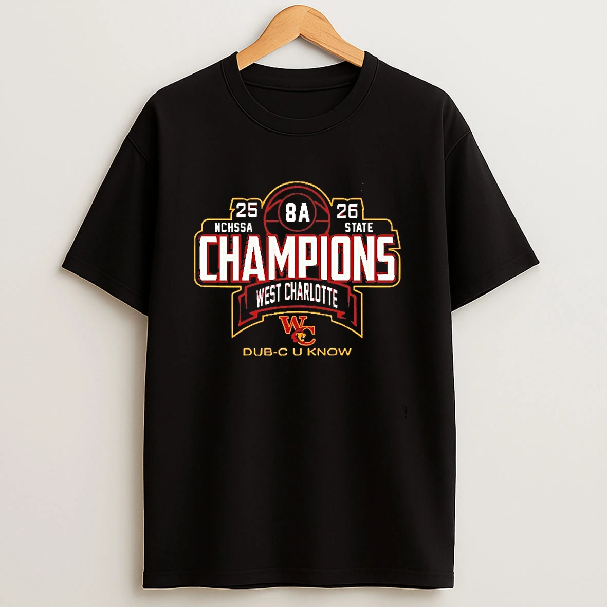 West Charlotte Lions Nchssa State Champions 2025 2026 T Shirt