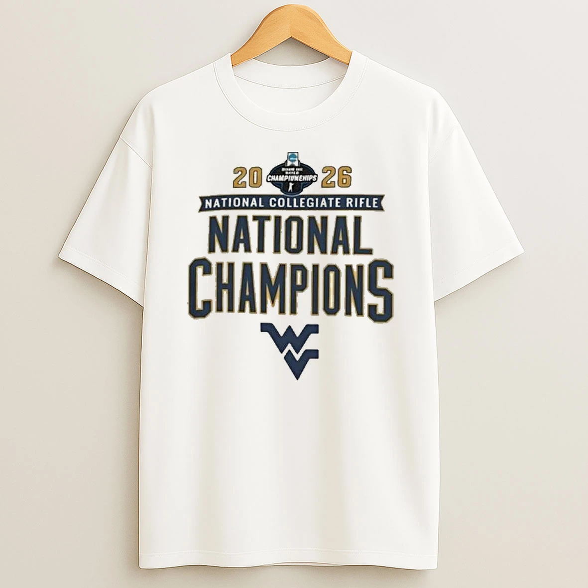 West Virginia Mountaineers 2026 National Collegiate Rifle National Champions T Shirt