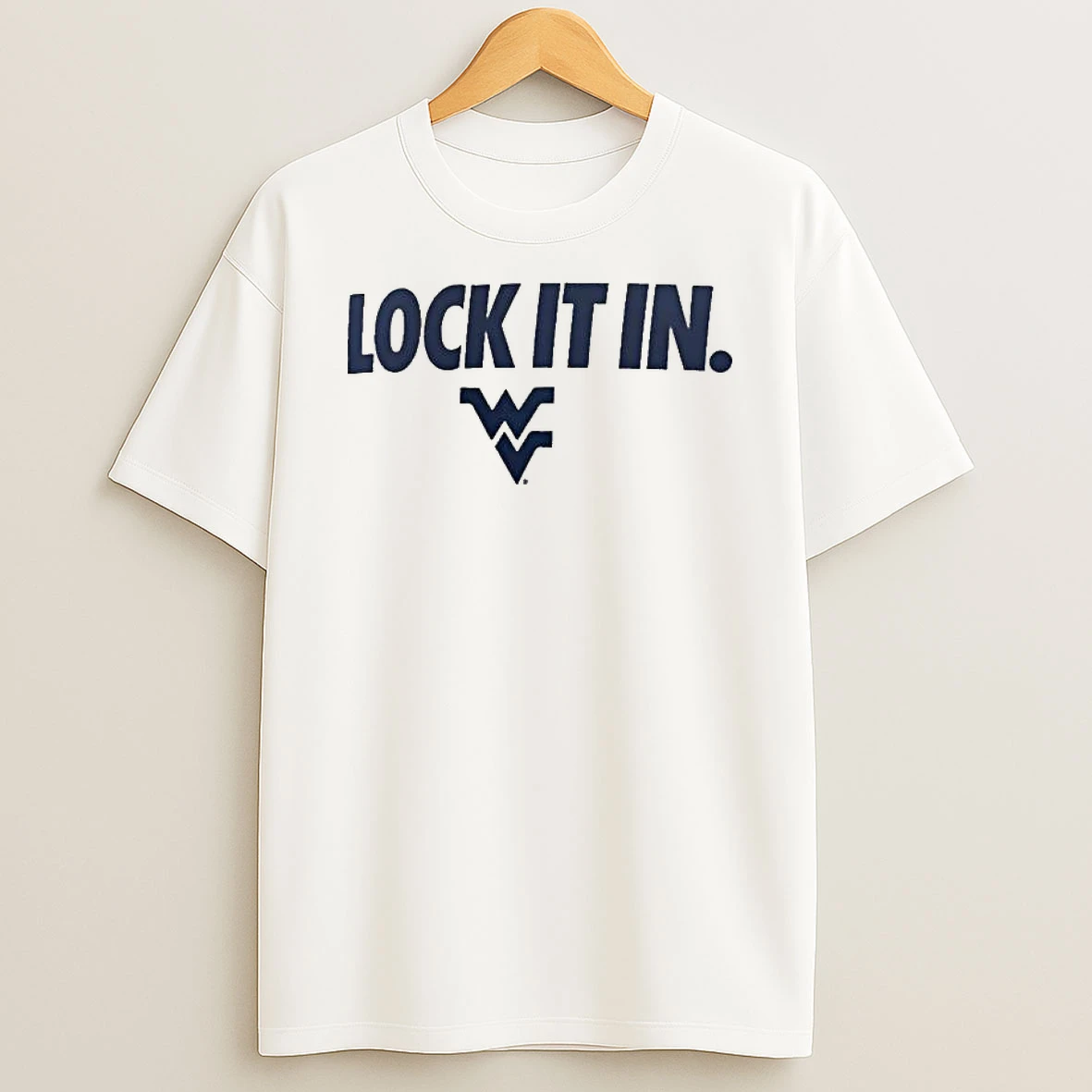 West Virginia Mountaineers Lock It In 2026 On Court Bench T Shirt