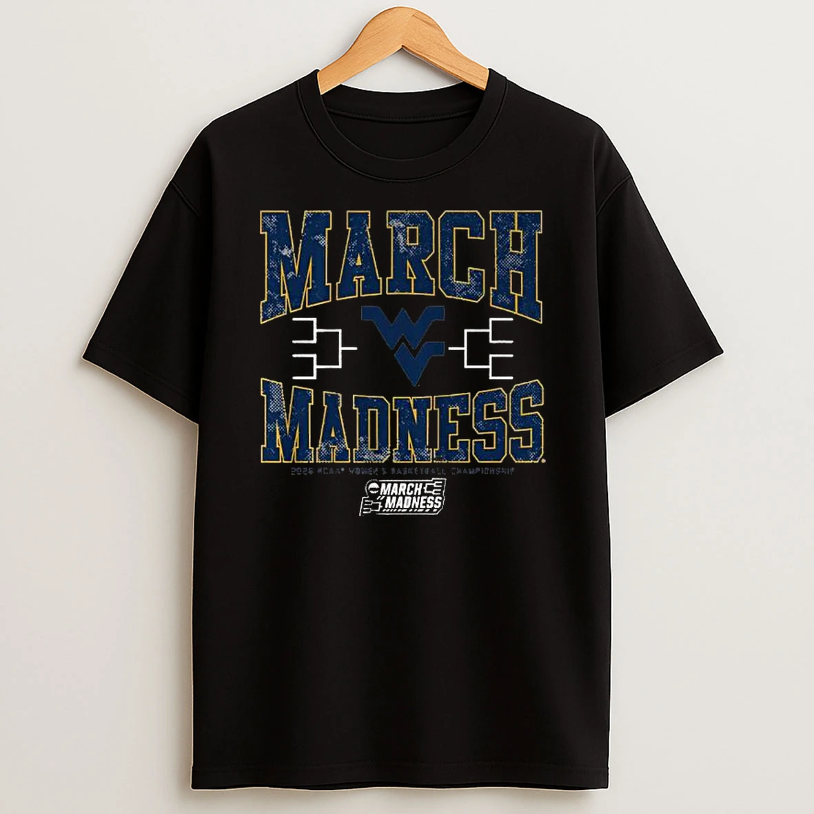 West Virginia Mountaineers Madness 2026 Ncaa Womens Basketball Championship T Shirt