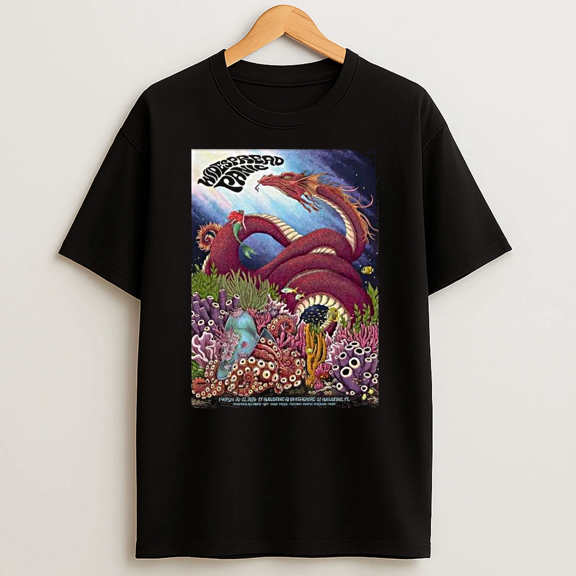 Widespread Panic St Augustine Amphitheatre In St Augustine Fl March 20 22 2026 T Shirt