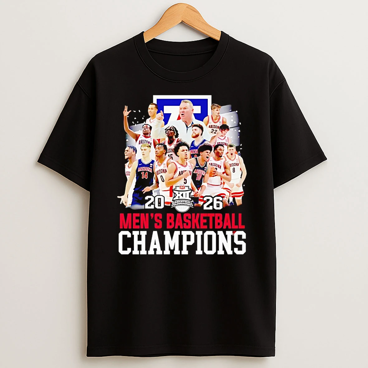 Wildcats Mens Basketball Champions 2026 All Team T Shirt
