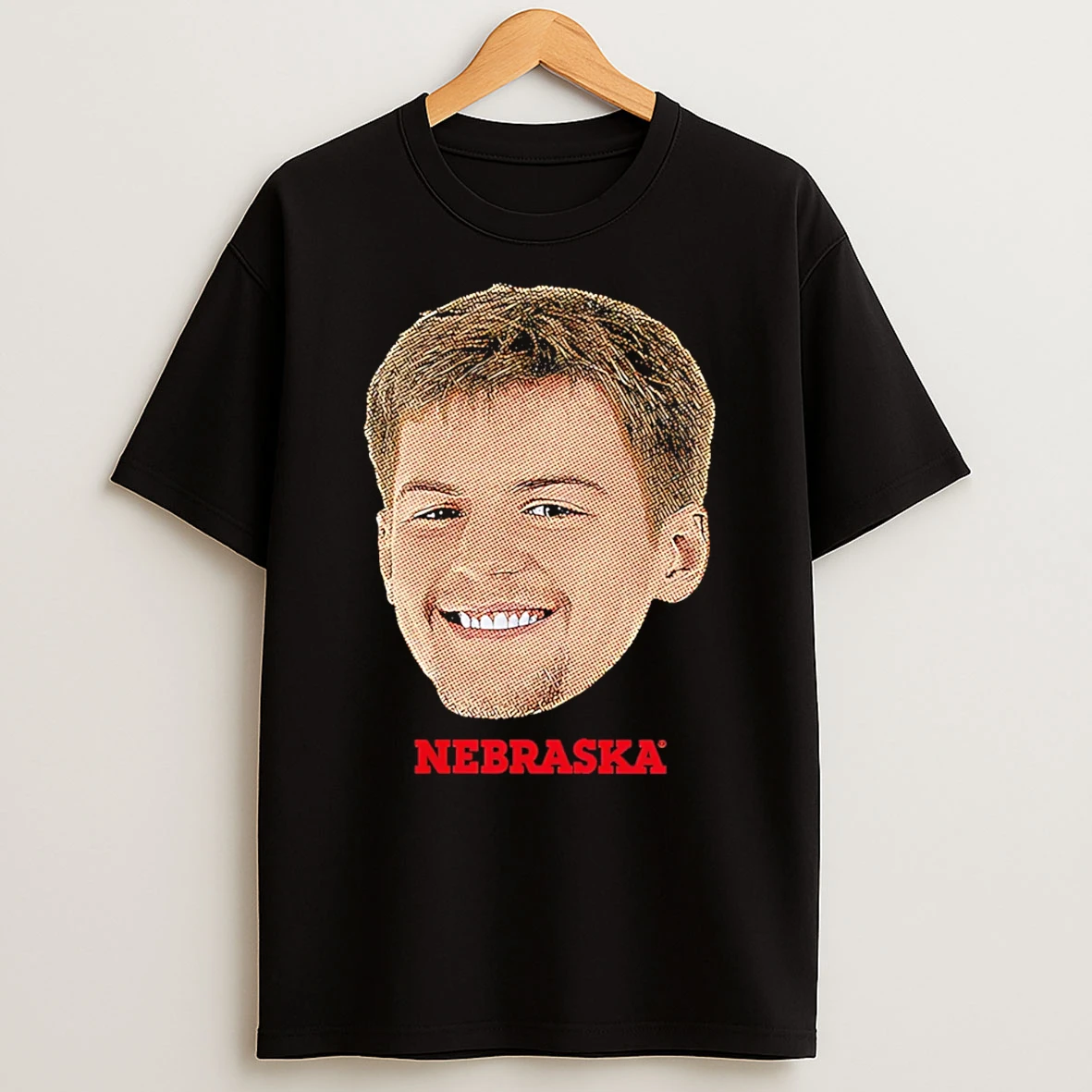 Will Cooper Nebraska Cornhuskers Big Head T Shirt