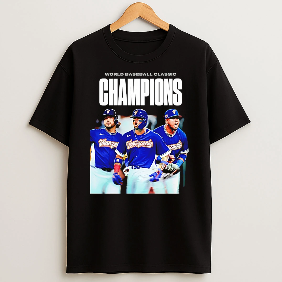 World Baseball Classic Champions 2026 Venezuela Baseball Vintage T Shirt