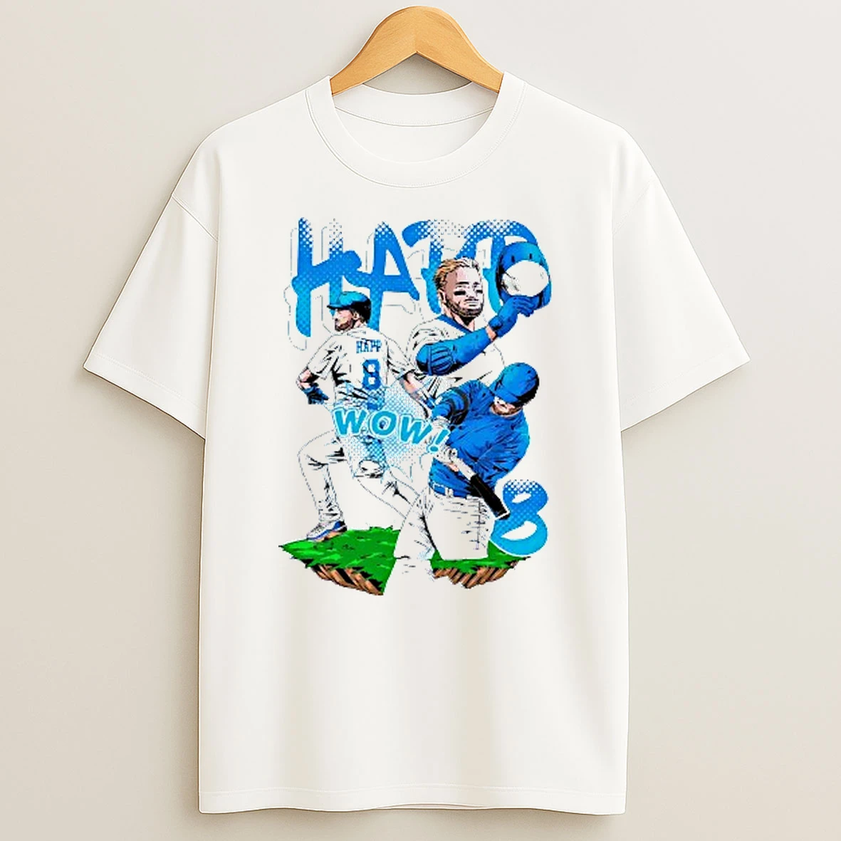 Wow Ian Happ 8 Chicago Cubs Planet Euphoria Collage T Shirt