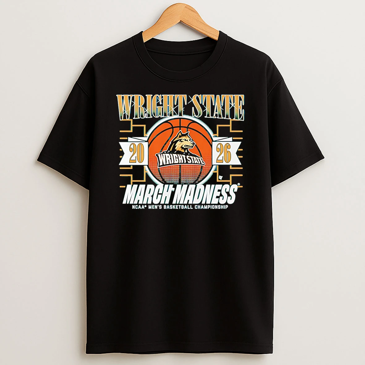 Wright State Raiders Mbb 2026 March Madness Logo T Shirt