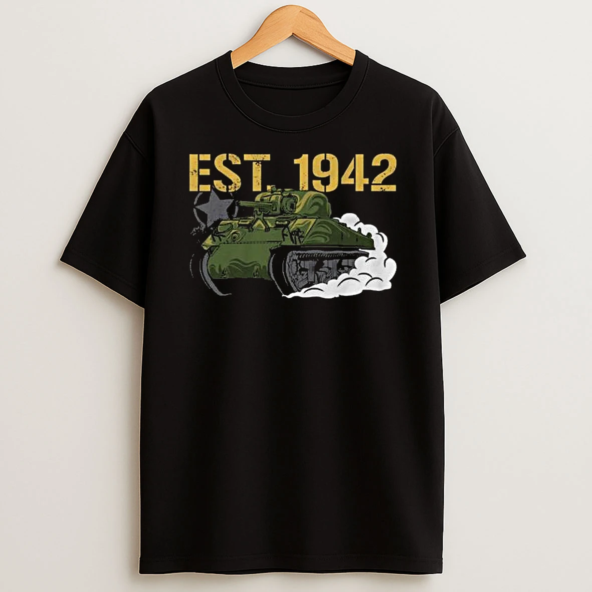 Ww2 Wayfinder Ww2 Sherman Est 1942 T Shirt
