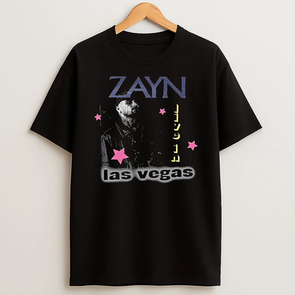 Zayn Merch Live In Las Vegas Photo Star T Shirt