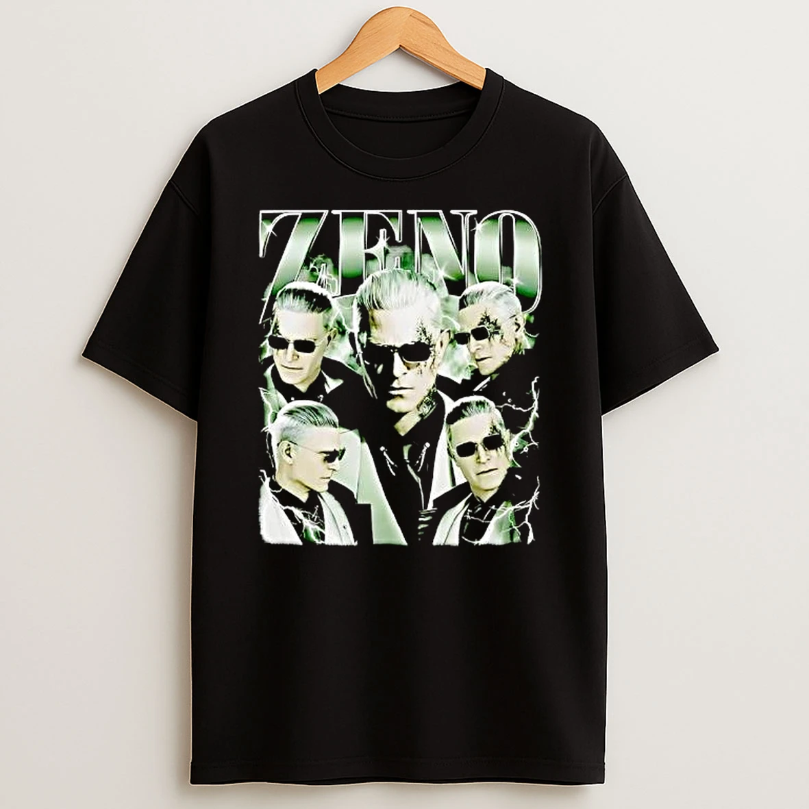 Zeno Tekken Character Sunglasses Lightning T Shirt