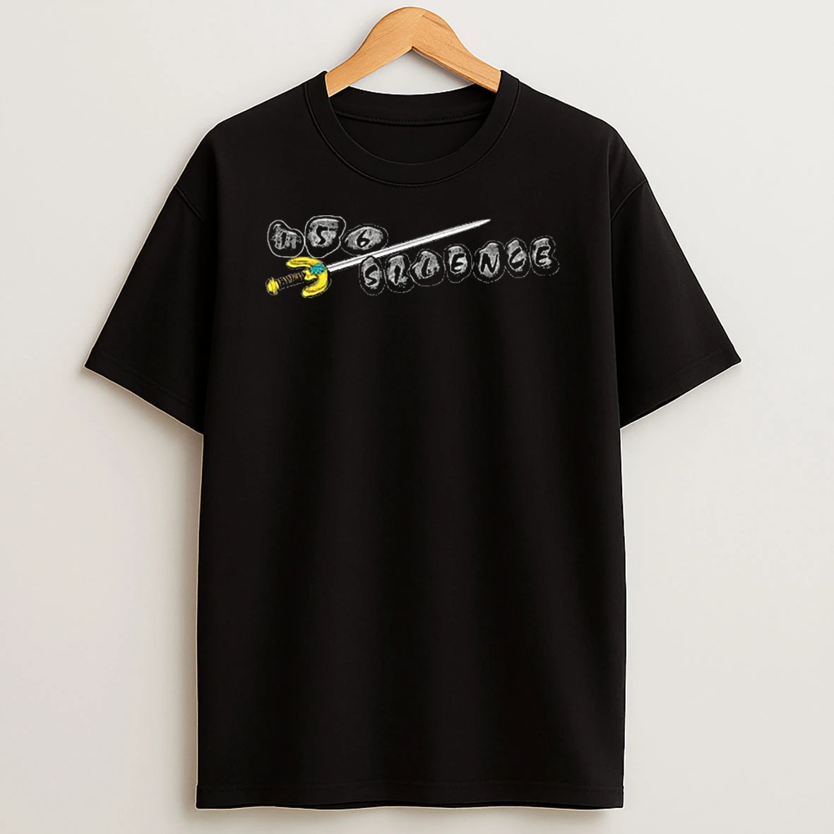 156 Silence Sword And Stones T Shirt