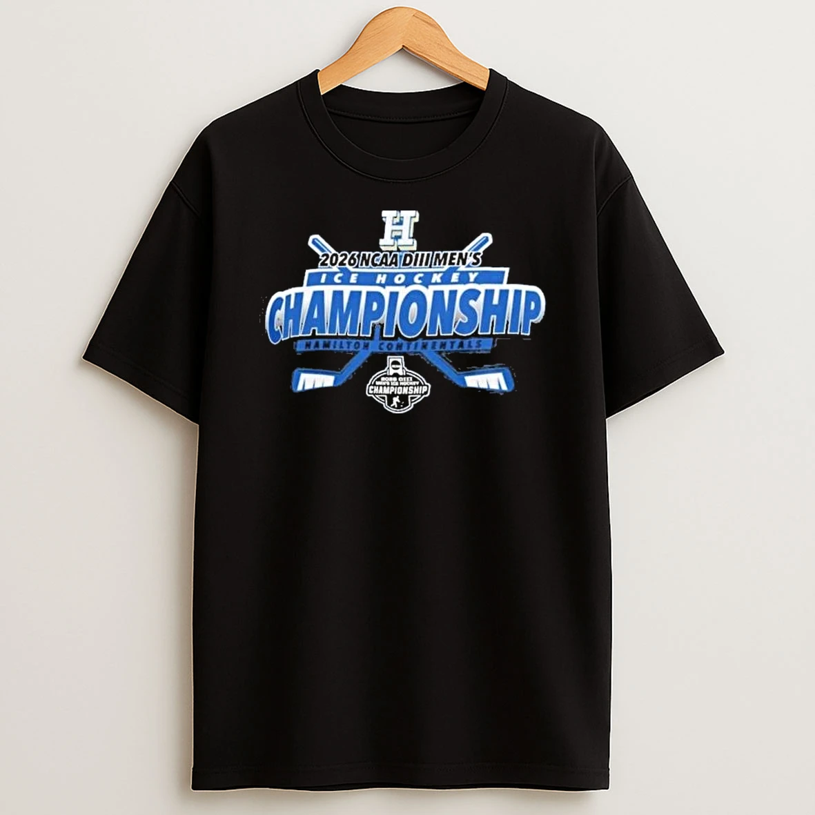 2026 Ncaa Diii Mens Ice Hockey Championship Hamilton College Continentals T Shirt