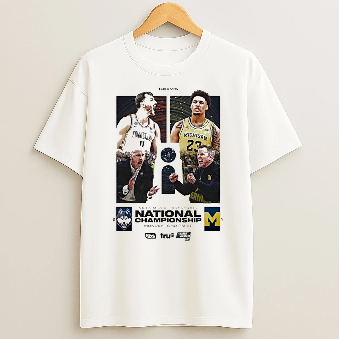 2026 Ncaa Division 1 Mens Basketball National Championship Uconn Huskies Vs Michigan Wolverines Matchup Two Teams O