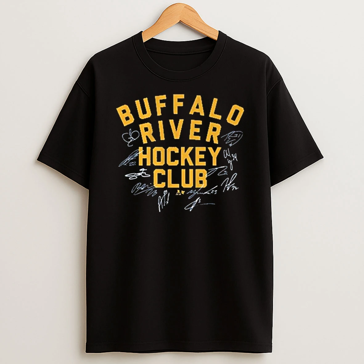 4ziu1wqr Buffalo River Hockey Club Signatures T Shirt