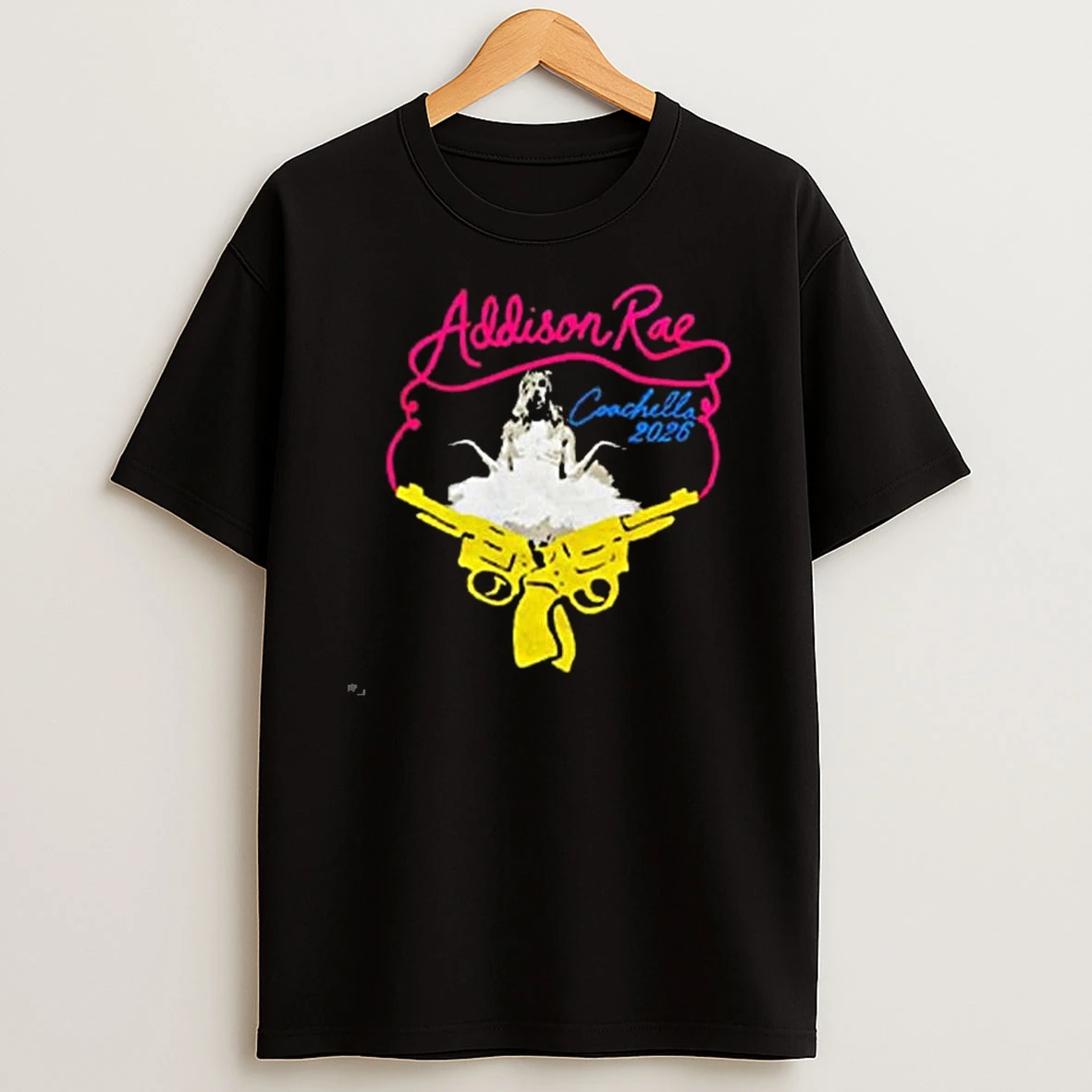 Addison Rae Merch The Fame And Glory Show Coachella 2026 T Shirt