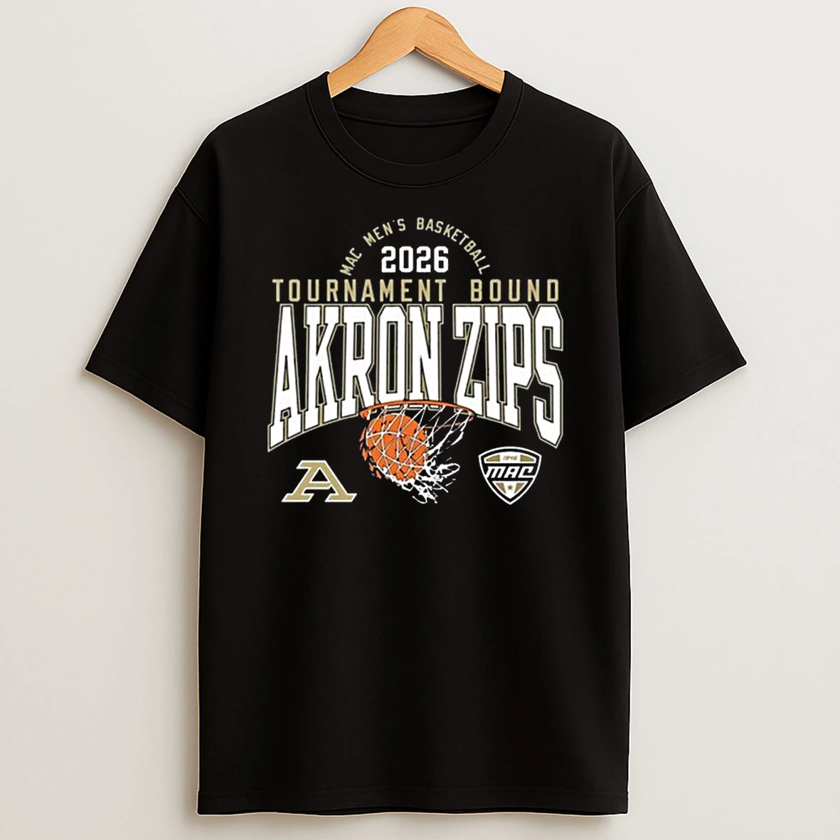 Akron Zips Mac 2026 Mbb Tournament Bound T Shirt