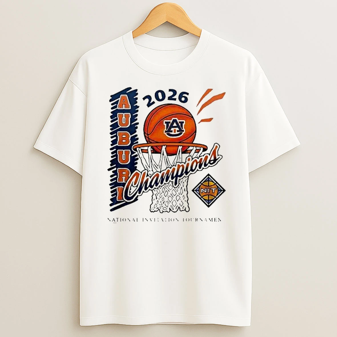 Auburn Basketball 2026 Invitational Champions T Shirt
