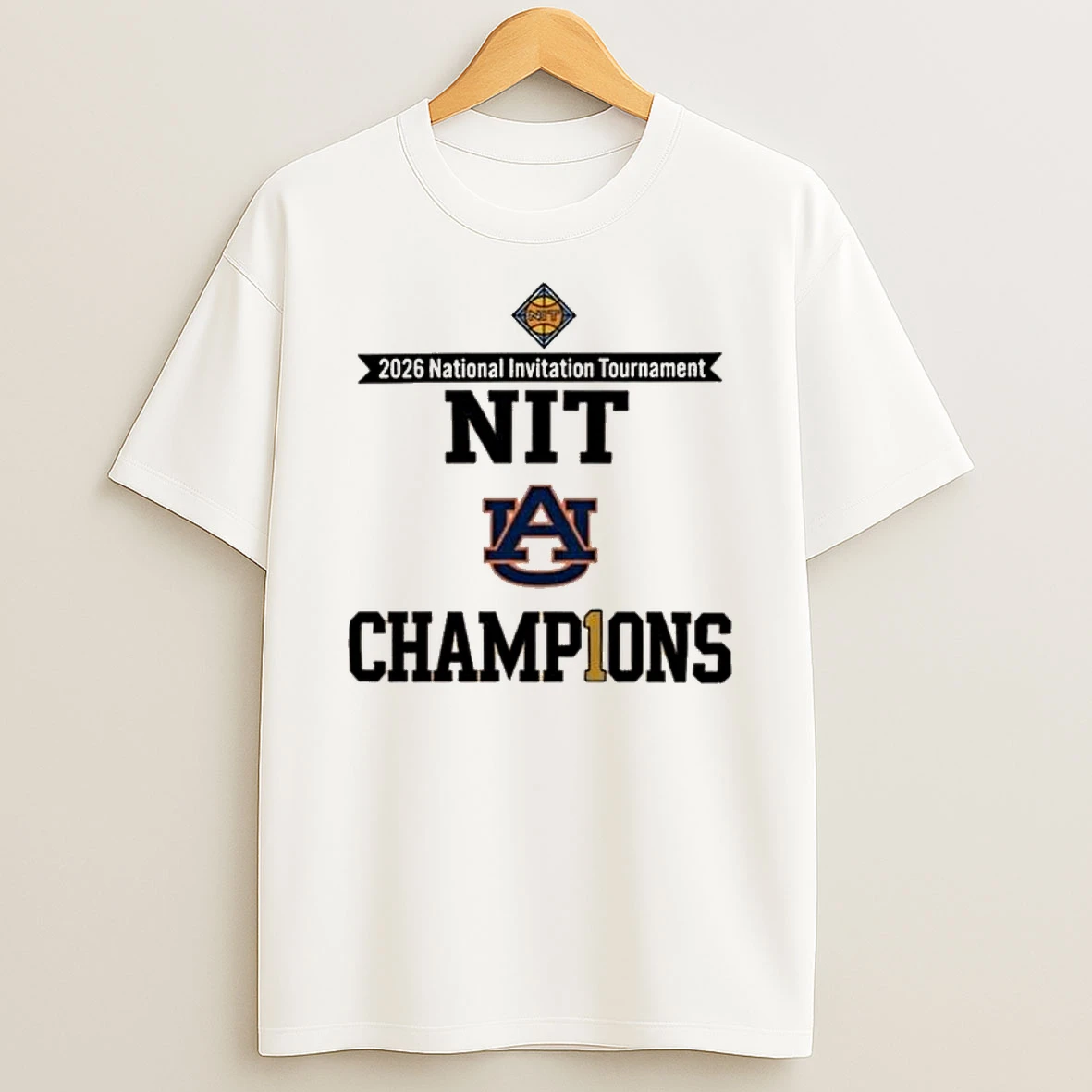 Auburn Tigers 2026 Nit National Invitation Tournament Championship T Shirt