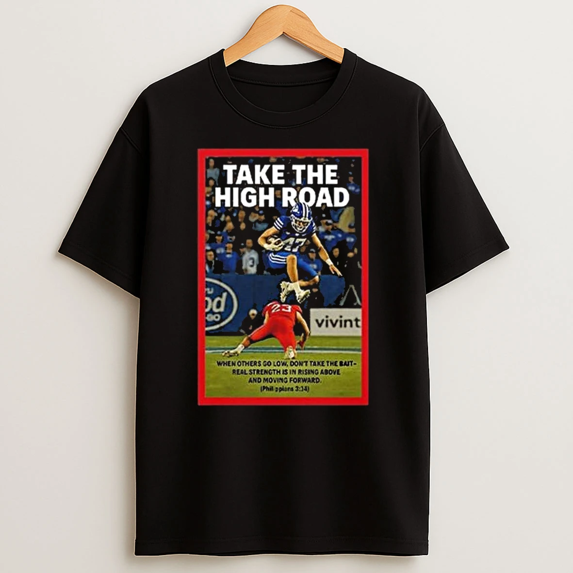 Bear Bachmeier Take The High Road When Others Go Low T Shirt