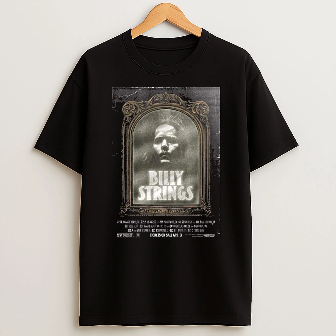 Billy Strings Fall 2026 North America Schedule Dates T Shirt